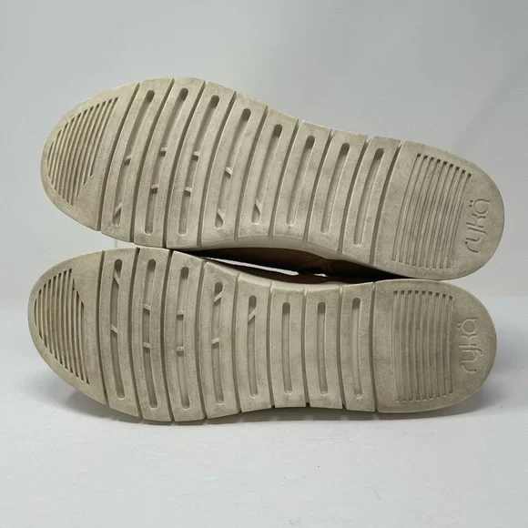 Ryka Shoes Womens 10M Tan Suede Upper Hensley Side Zip Chelsea Booties Sneakers - Picture 10 of 14